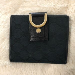 Gucci Black Monogram Wallet